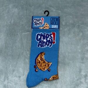 Chips Ahoy! Blue Crew Socks